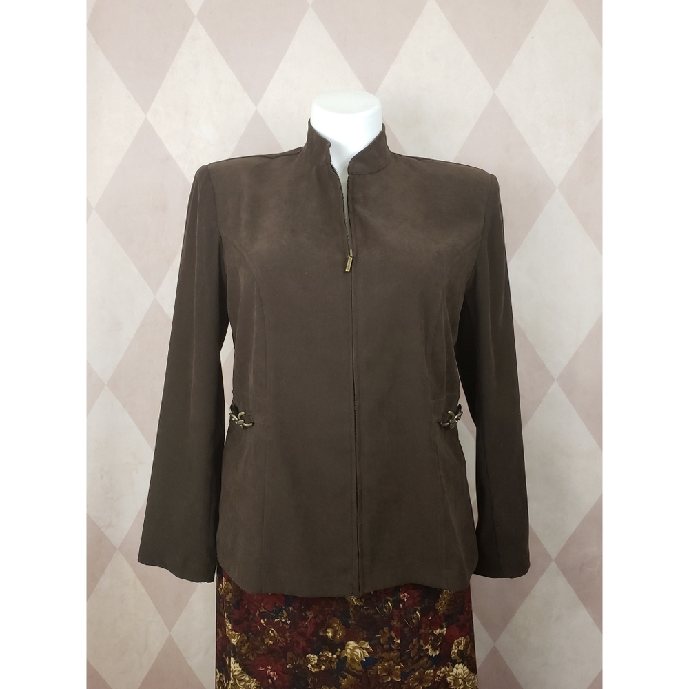 Notations | Brown Zip Jacket